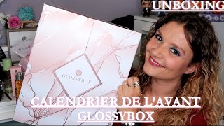 CALENDRIER DE LAVANT GLOSSYBOX  Unboxing [upl. by Hege]