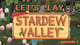 Ep 1 Lets Play  Modded Stardew Valley [upl. by Bellis400]