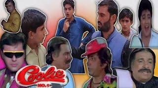 coolie No11995full hindi govind Karishma Kapoor quotkader khan spoof movie kalo badmaash [upl. by Gilli525]