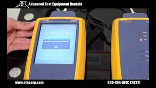 How to Use the Fluke Versiv Series Part 1 DSX50008000 Cable Certifier [upl. by Eloccin]