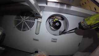 True Freezer Repair Replacing bad evaporator motor 1080HD [upl. by Shevlo490]