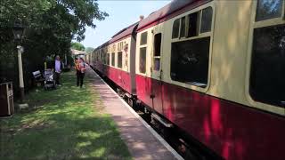 DUNSTER STATION WEST SOMERSET RAILWAY IN THE SUMMERTIME [upl. by Filbert514]