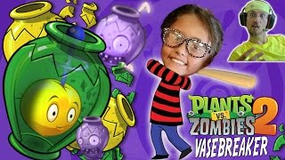 Plants vs Zombies 2 VASE BREAKER  Dad amp Daughter play MiniGame iOS Face Cam INTRO w Lexi [upl. by Laamak]