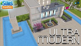 The Sims FreePlay 🏬 ULTRA MODERN MANSION 🏬 [upl. by Niatsirk]