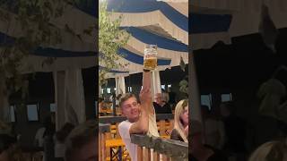 He holds this BEER hours😂😂😂Kelheim Heuteoktoberfest germany [upl. by Cecilio86]