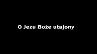 O Jezu Boże utajony  tekst Schola DA Biała Podlaska [upl. by Annoif920]