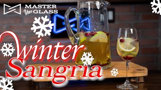 Easy amp Delicious Recipe For A White Winter Sangria  Master Your Glass [upl. by Mylan]