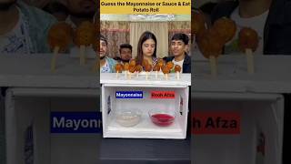 Guess the Mayonnaise or Sauce eat Challenge funny funnychallenge challenges challenge funnyidea [upl. by Gladine]