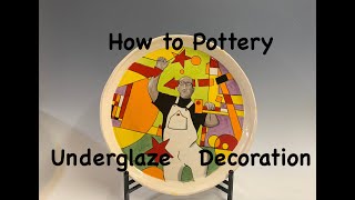 How to Pottery Underglaze Decoration [upl. by Boris754]