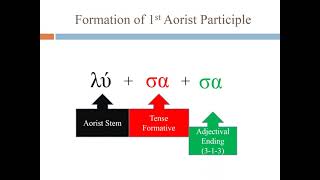 15 Aorist Participle [upl. by Eleazar]