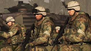 US Marine Invasion of Iraq  Arma 3 [upl. by Oicnerolf973]