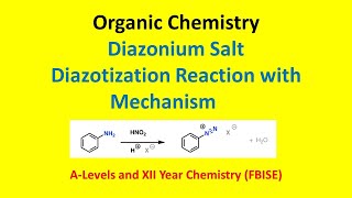 Diazotization Reaction Mechanism  Diazonium Salt  Reaction of Amines with HNO2  A2 chemistry [upl. by Cutlor]