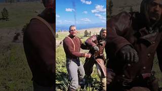 John Marston vs Micah Bell rdr2 johnmarston micah [upl. by Eladnyl]