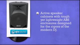 QTX Sound QS12A 12quot 500W Active Speaker  DJkitcom [upl. by Aleil]