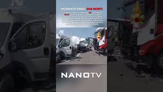 Tragedia ad Eboli due giovani perdono la vita in incidente autocamion sullA2 [upl. by Nilram]