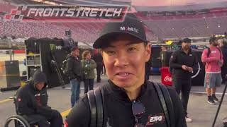 Kamui Kobayashi Gives His Thoughts On The Highly Unusual Cup Race At Bristol Motor Speedway [upl. by Aisylla229]