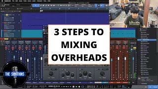 3 Steps To Mixing Drum Overheads Drum Mixing Tips [upl. by Itteb]