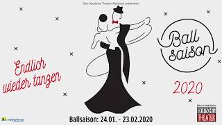 Ballsaison 2020 am Deutschen Theater München [upl. by Neetsyrk]