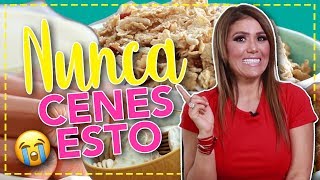 Cenas que te engordan rápido  10 Alimentos Que No Debes De Cenar [upl. by Llerrehc]