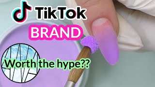 Trying TikTok Acrylic from Anacrylics [upl. by Akenit]