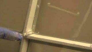 How to glaze a window sash part 3  Finishing the corners [upl. by Haroun435]