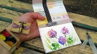 DIY Watercolor Bracelet Pallet Travel Kit [upl. by Charlotta]