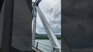 San Juanico Bridge in the San Juanico Strait Samar Philippines [upl. by Gilli]