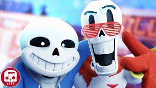 Sans and Papyrus Song Remastered  An Undertale Rap by JT Music quotTo The Bonequot [upl. by Elbas330]