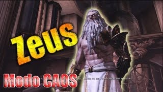 Zeus en modo CAOS Chaos  Como derrotar a Zeus GOW3 Kratos vs Zeus [upl. by Honey738]