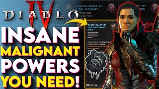 Insane Malignant Hearts You Gotta Try In Diablo 4  Diablo 4 Malignant Hearts Tips and Tricks [upl. by Lindly707]