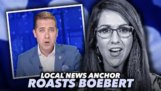 Local News Anchor Calls Out Lauren Boebert For Being A Shameless Liar [upl. by Ahsait]