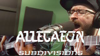 Allegaeon  Subdivisions RUSH COVER [upl. by Cross]