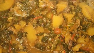 tasty and easy recipe of aluu palak [upl. by Mohorva]