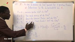 Exercices  Terminale  Mathématiques  Probabilité Bac 2004 Serie S [upl. by Brenan]