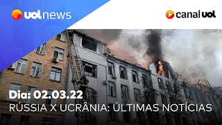 Guerra na Ucrânia veja últimas notícias e imagens do conflito com Rússia  UOL News [upl. by Bergmans]