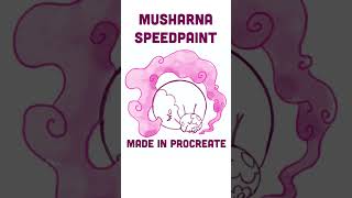 Musharna Speedpaint speedpaint pokemon [upl. by Gwenny]