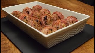 Cranberry Bacon and Chestnut Stuffing Balls [upl. by Tnarb]