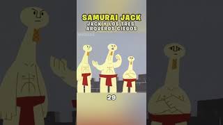 SamuraiJack 😲 JACK Y LOS TRES ARQUEROS CIEGOS 😞 resumen mauspe 29 [upl. by Hoem]