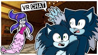 Movie Sonic The Werehog and Modern Sonic The Werehog Meet Lah In VR CHAT [upl. by Magnien]