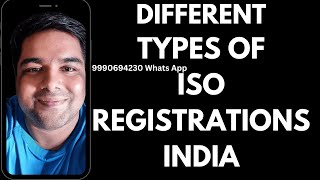 Different types of ISO Registrations in India [upl. by Rao]