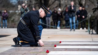 Tomb Guard Earns Badge After His Final Watch [upl. by Zandra912]