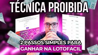 2 PASSOS SIMPLES PARA GANHAR NA LOTOFACIL [upl. by Nosmirc]