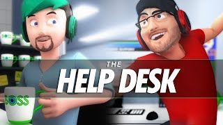 Will Markiplier Break It  Markiplier amp Jacksepticeye Animated in THE HELP DESK [upl. by Rosalba]