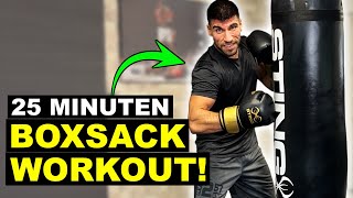 Boxsack Workout für ZUHAUSE zum Mitmachen Auch für Anfänger [upl. by Goode]