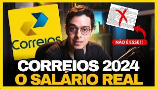 CONCURSO CORREIOS 2024 l SALÁRIO REAL NA PRÁTICA [upl. by Aldrich896]