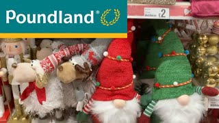 Poundland Christmas Store Walkthrough 2023🎄 [upl. by Ynamreg]