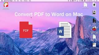 Easy Way to Convert PDF to Word on Mac OCR Builtin [upl. by Erdna]