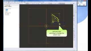 how to change lines in a dxf file to curve in model in ProE [upl. by Lirbaj]