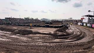 2024 Barrhead demolition derby heat 3 BG view [upl. by Anurb]