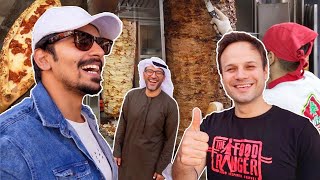 MASSIVE DUBAI FOOD TOUR  100KG Shawarma  RARE Emirati Cuisine in UAE thefoodranger [upl. by Apul]